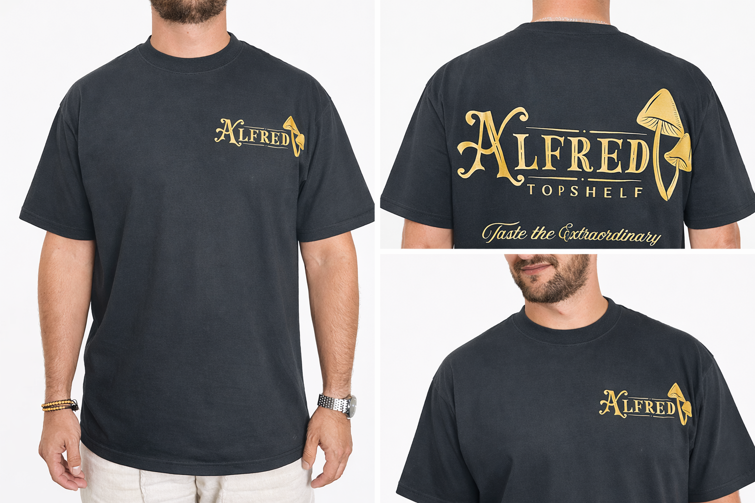 T-shirt Alfred : Taste the extraordinary