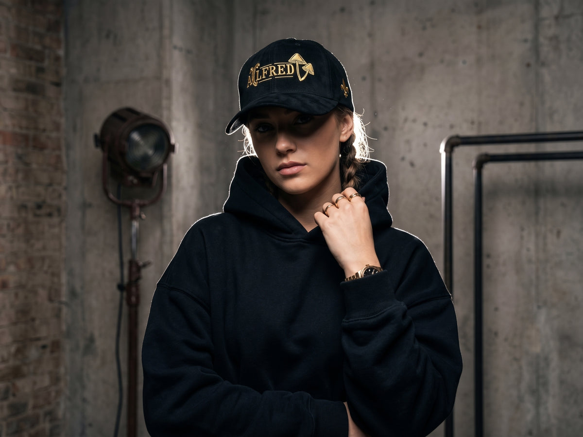 Alfred Topshelf ⚜️ Embroidered Signature Velvet Cap